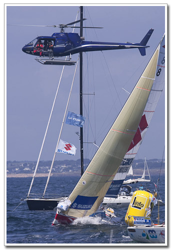 Dpart de La Solitaire du Figaro 2009